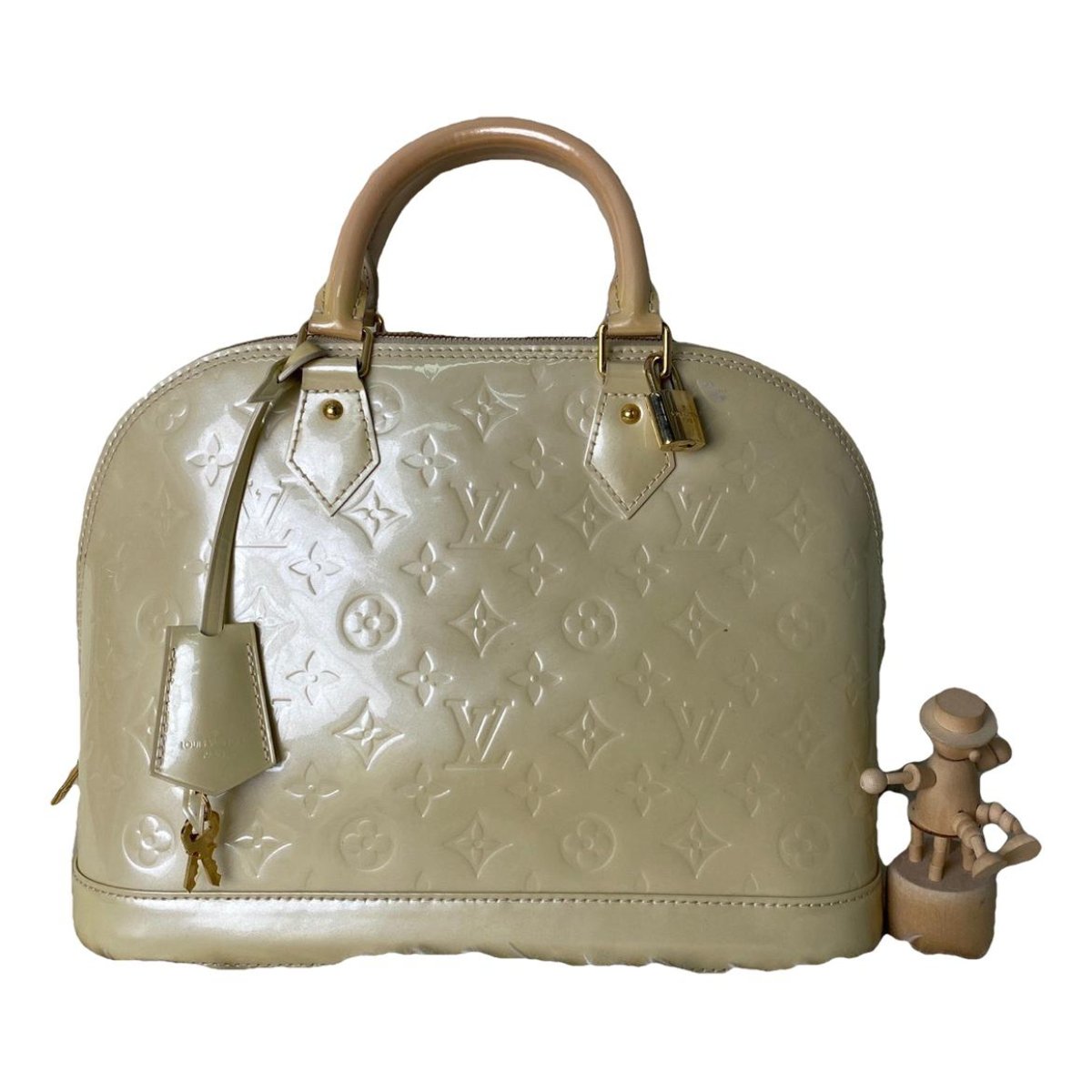 Alma patent leather handbag