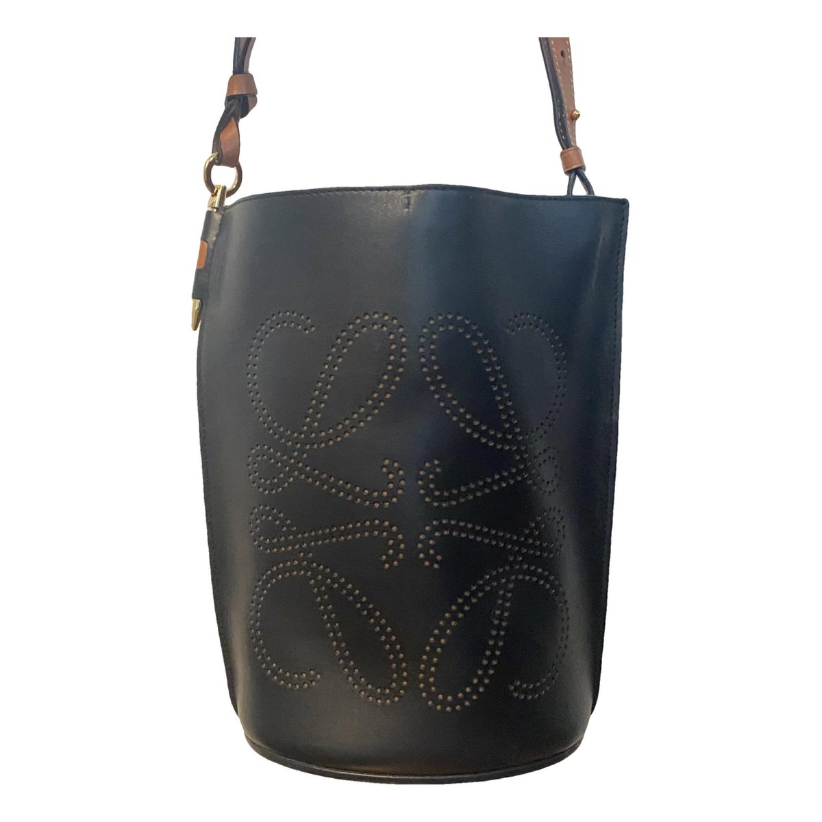 Gate Bucket leather crossbody bag