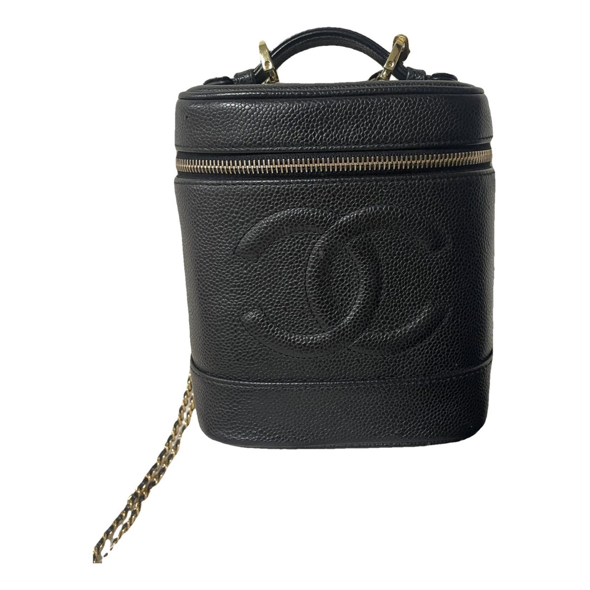 Trendy CC Vanity leather handbag