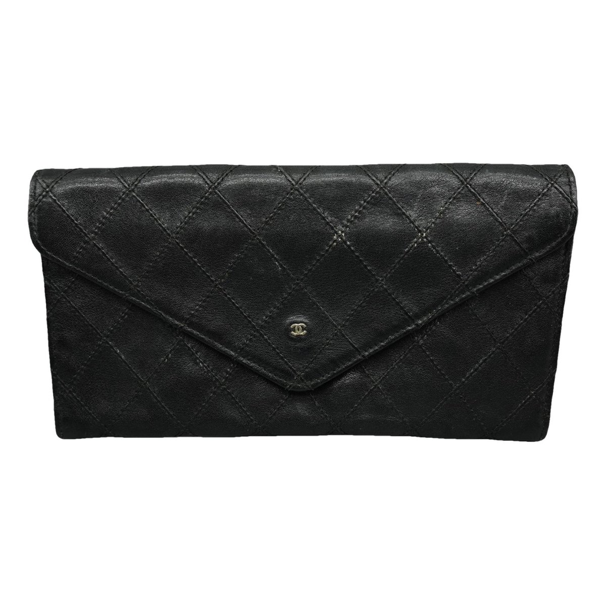 Wallet on Chain leather handbag