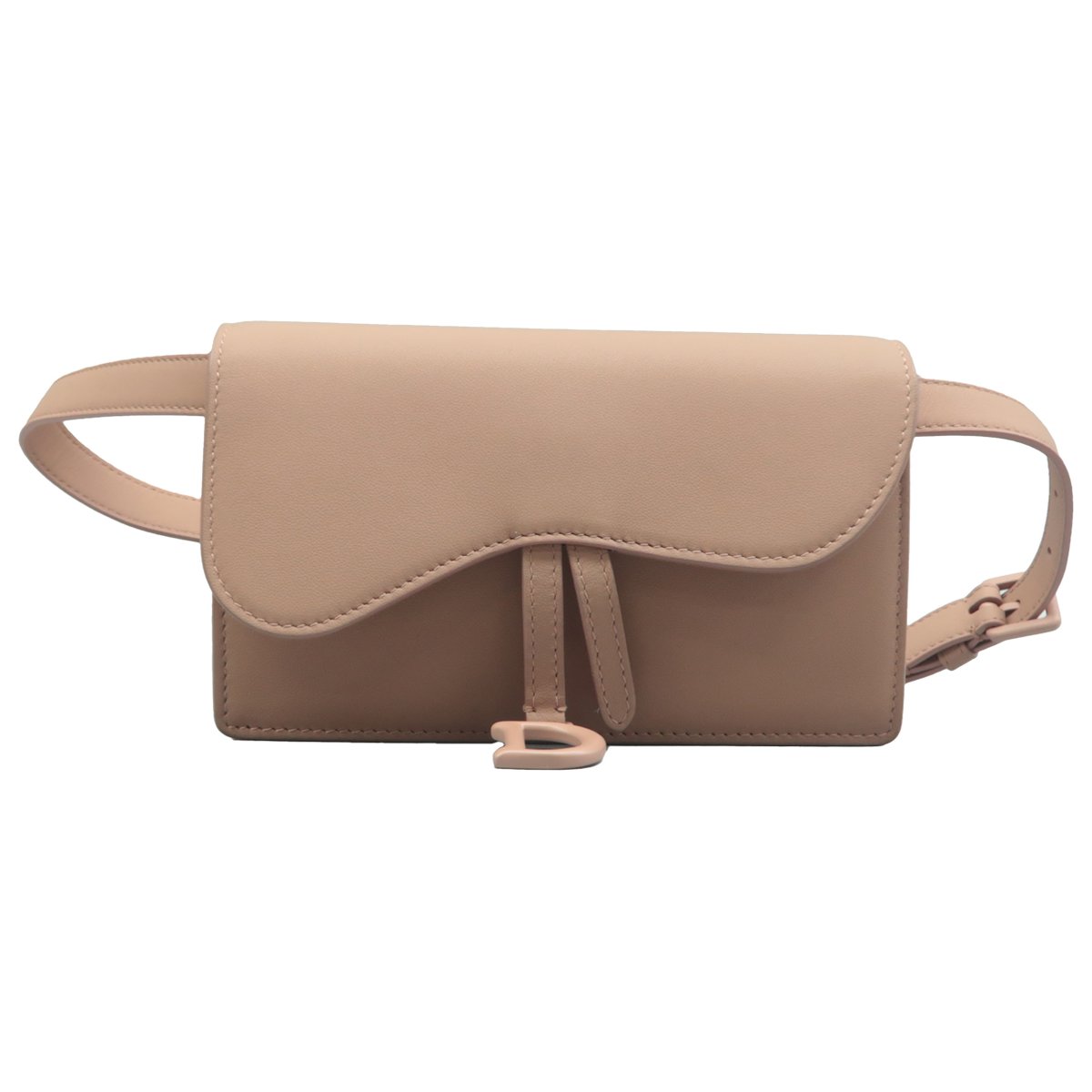 Saddle leather crossbody bag