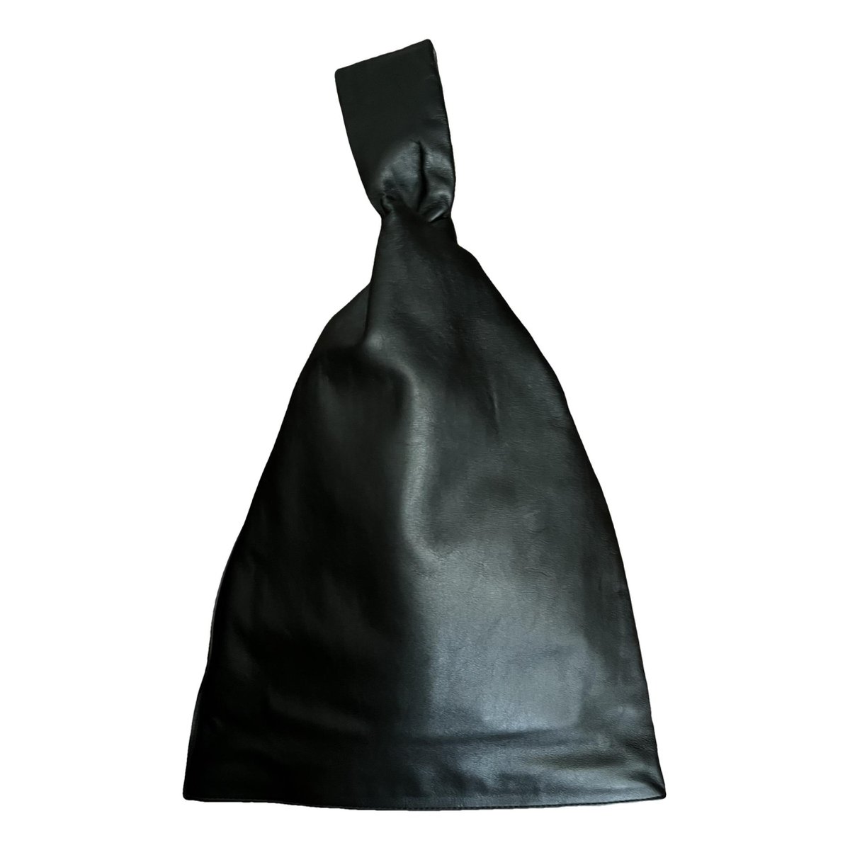 Twist leather handbag