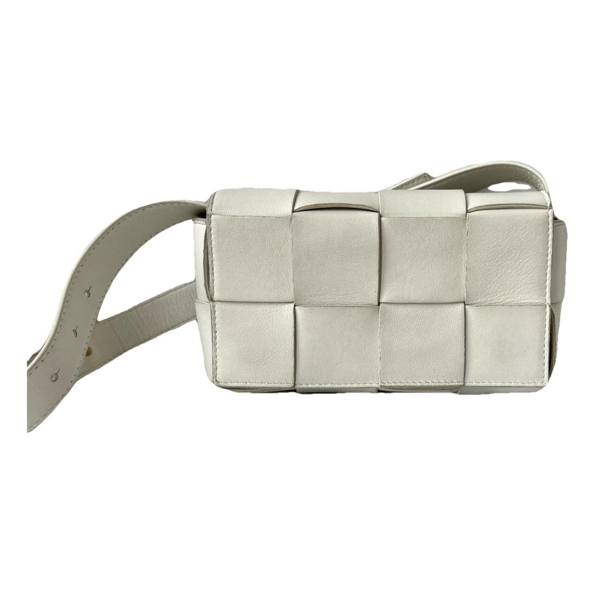 Cassette leather handbag