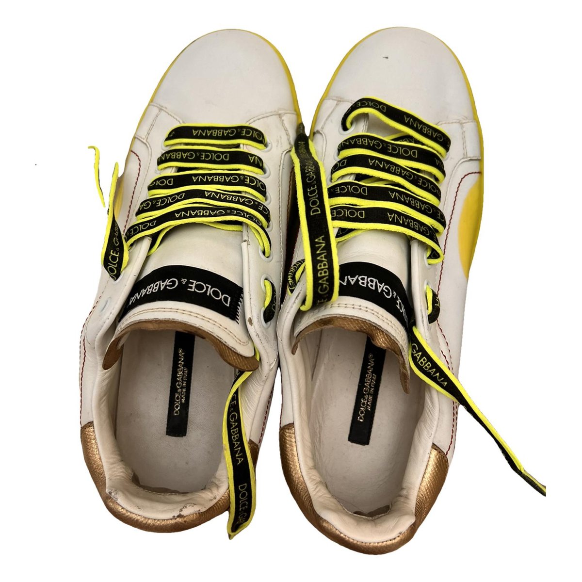 Super King leather trainers
