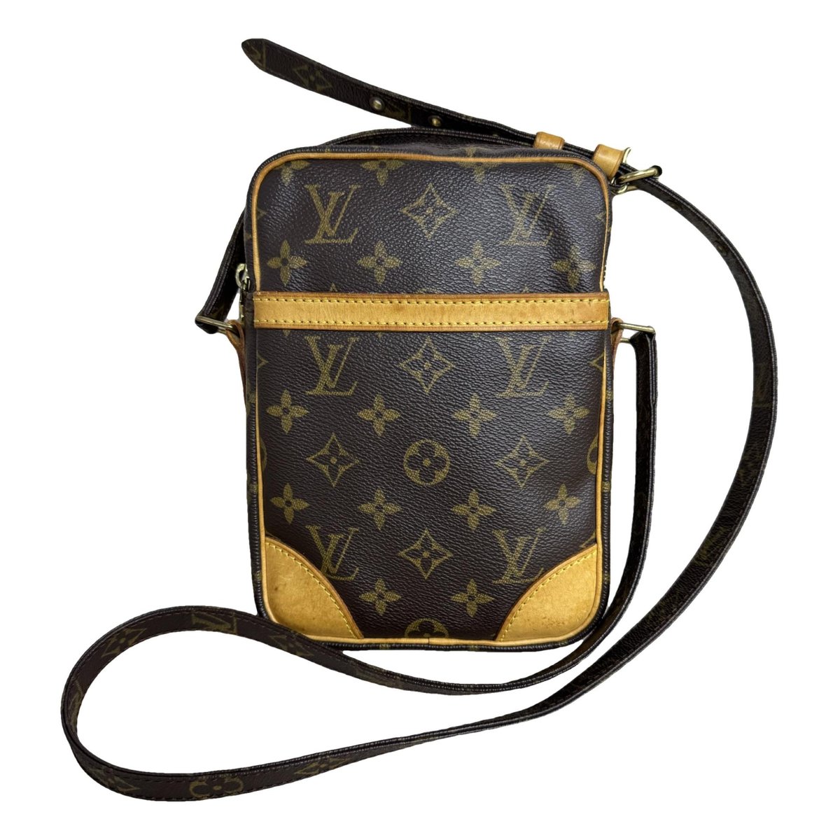 Danube leather crossbody bag