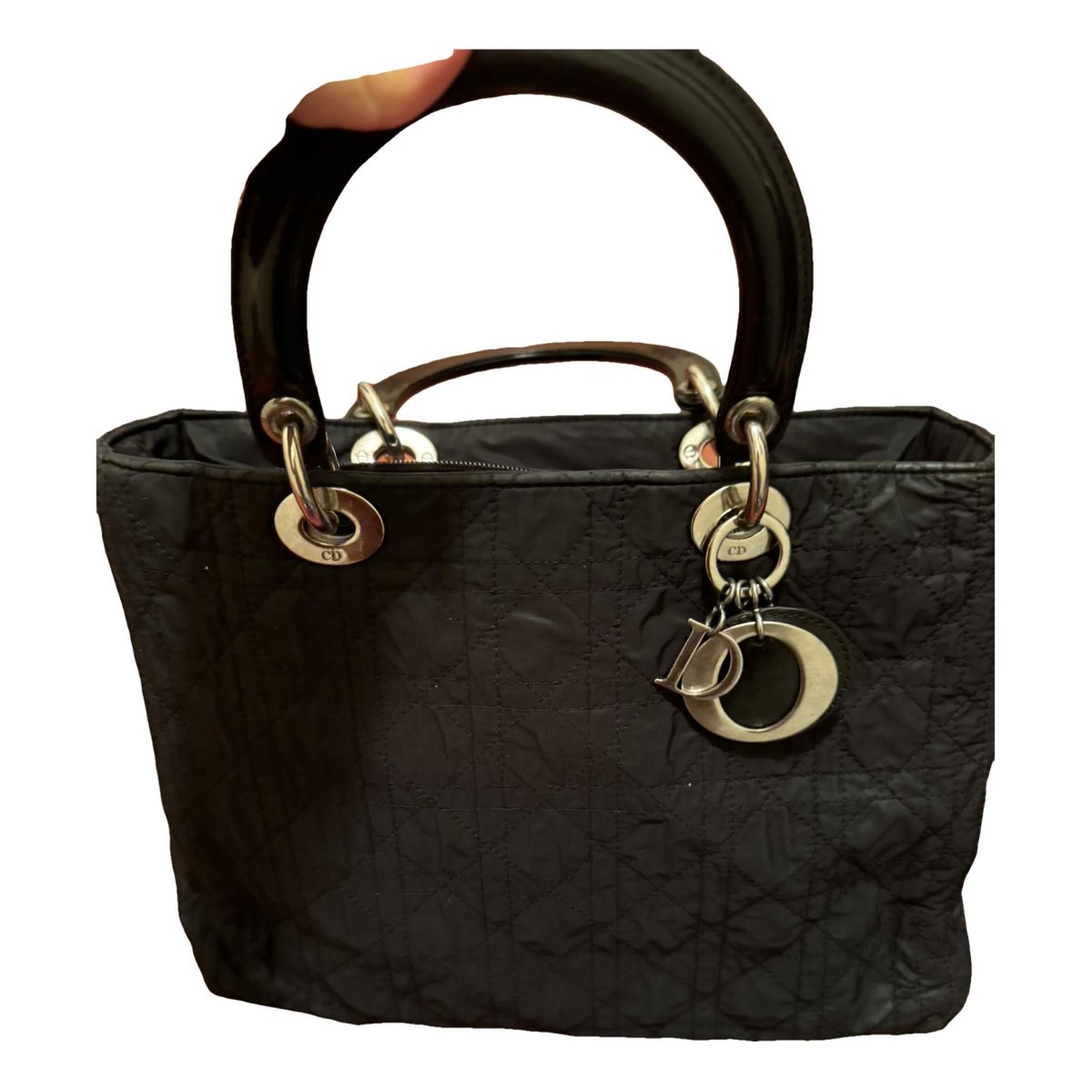 Lady Dior cloth handbag