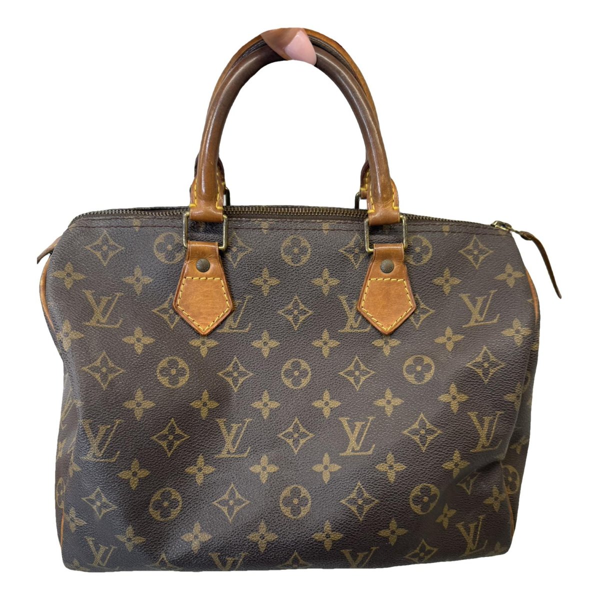 Speedy leather handbag