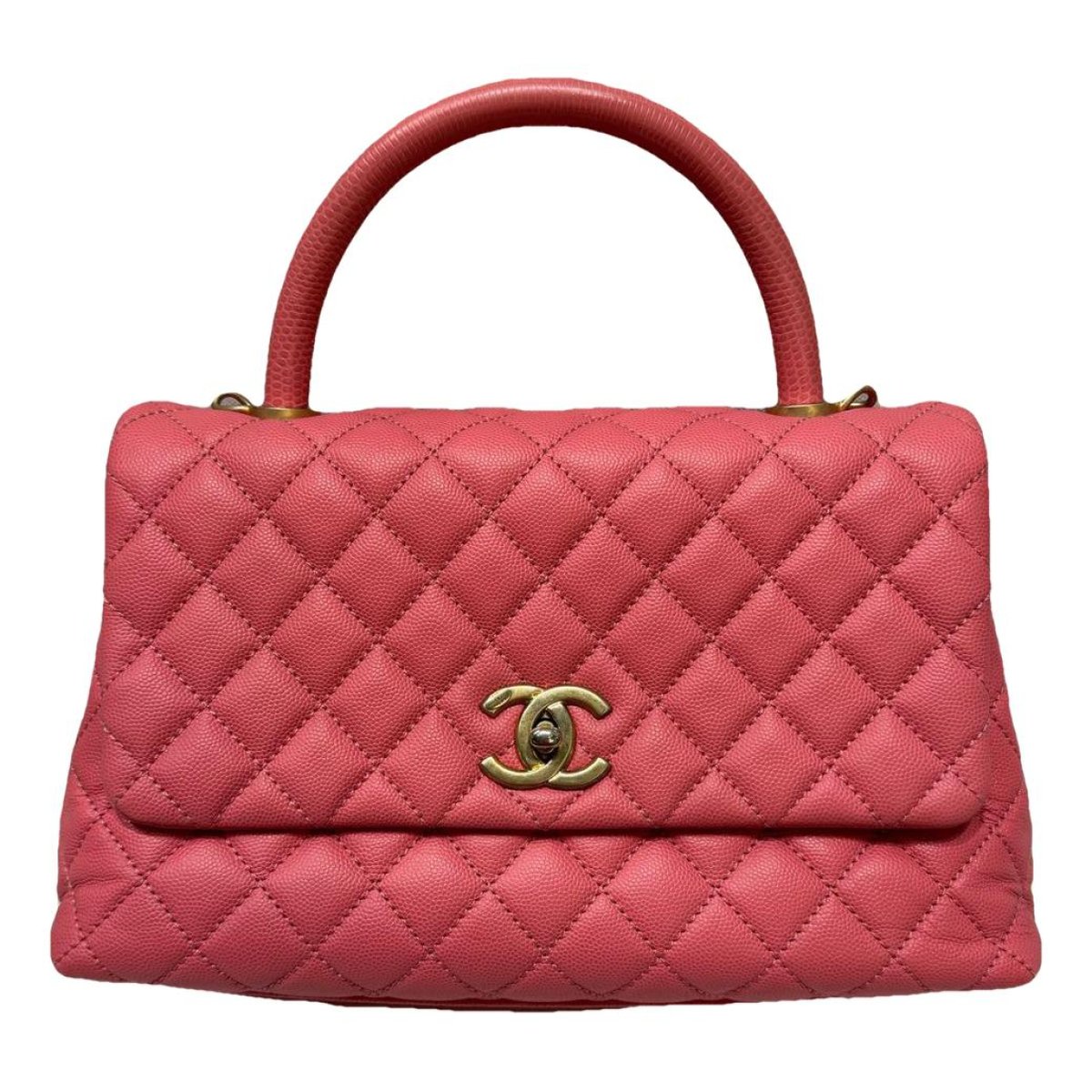 Coco Handle leather handbag