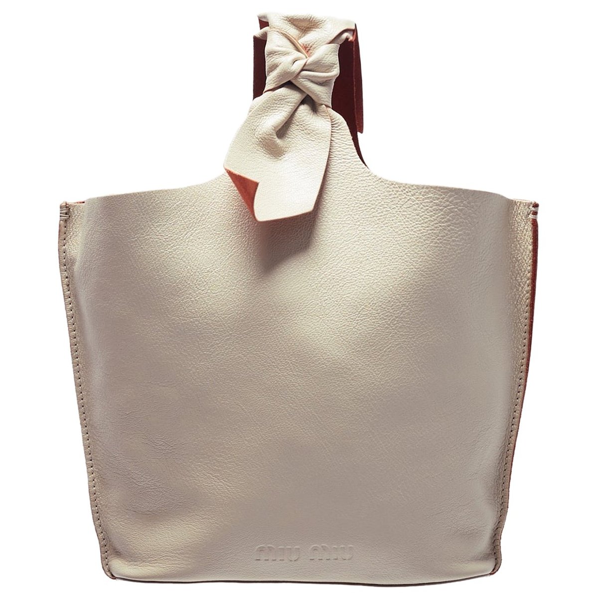 My Miu leather handbag