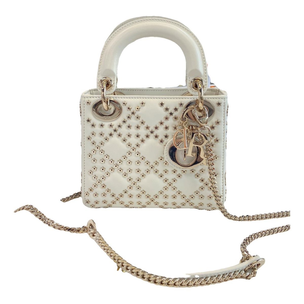 Lady Dior leather handbag