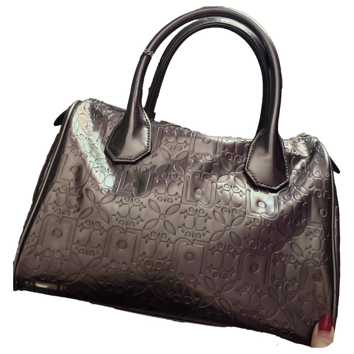 Vinyl handbag