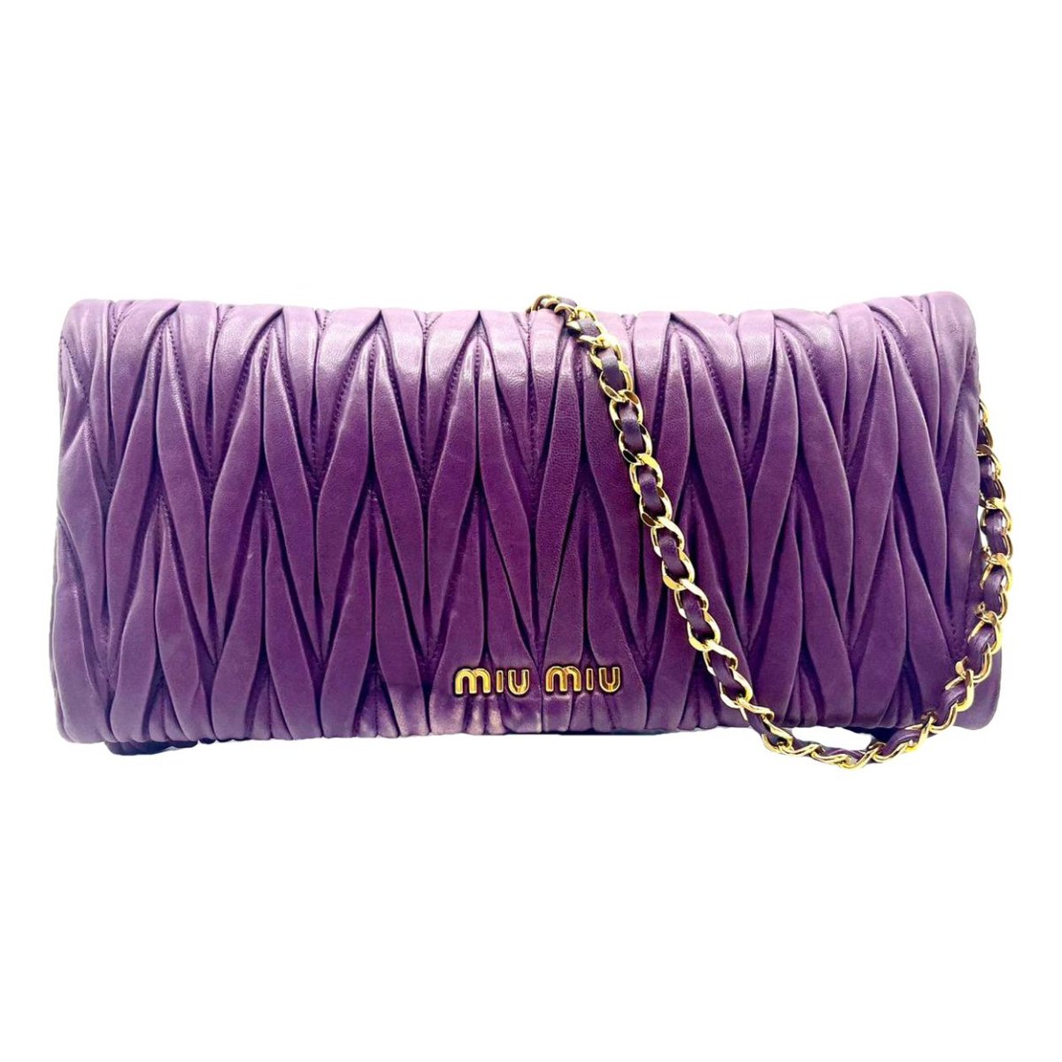 Miu delice leather crossbody bag