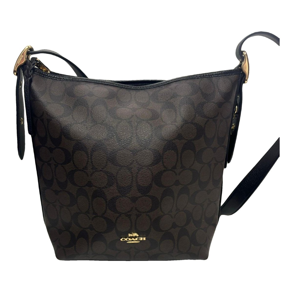 Abby duffle leather crossbody bag