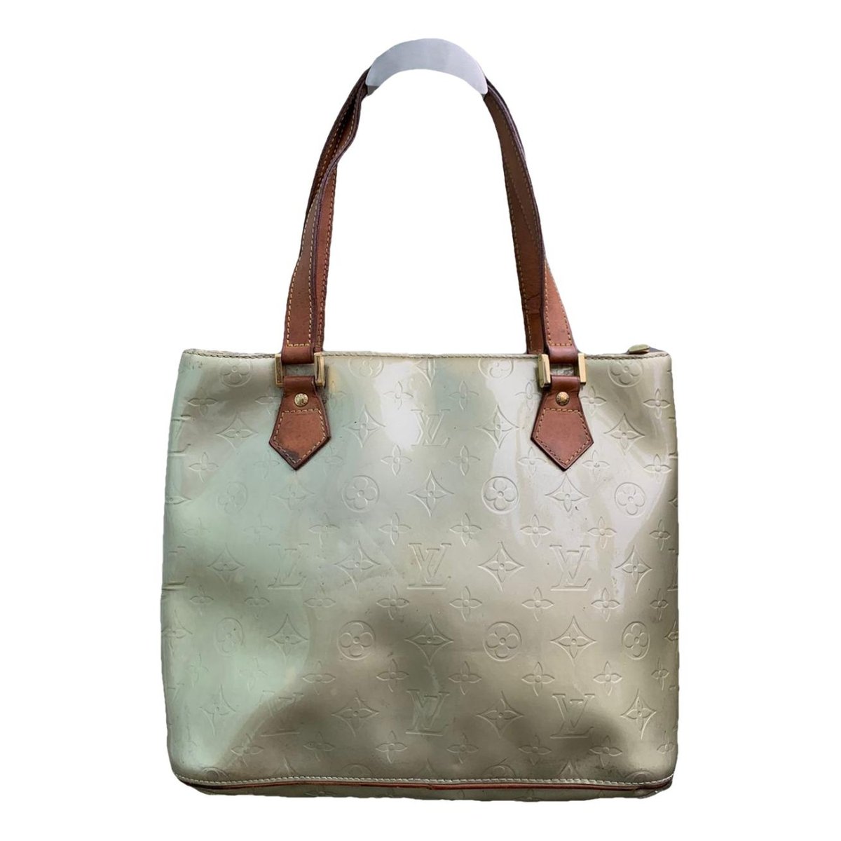Houston patent leather handbag
