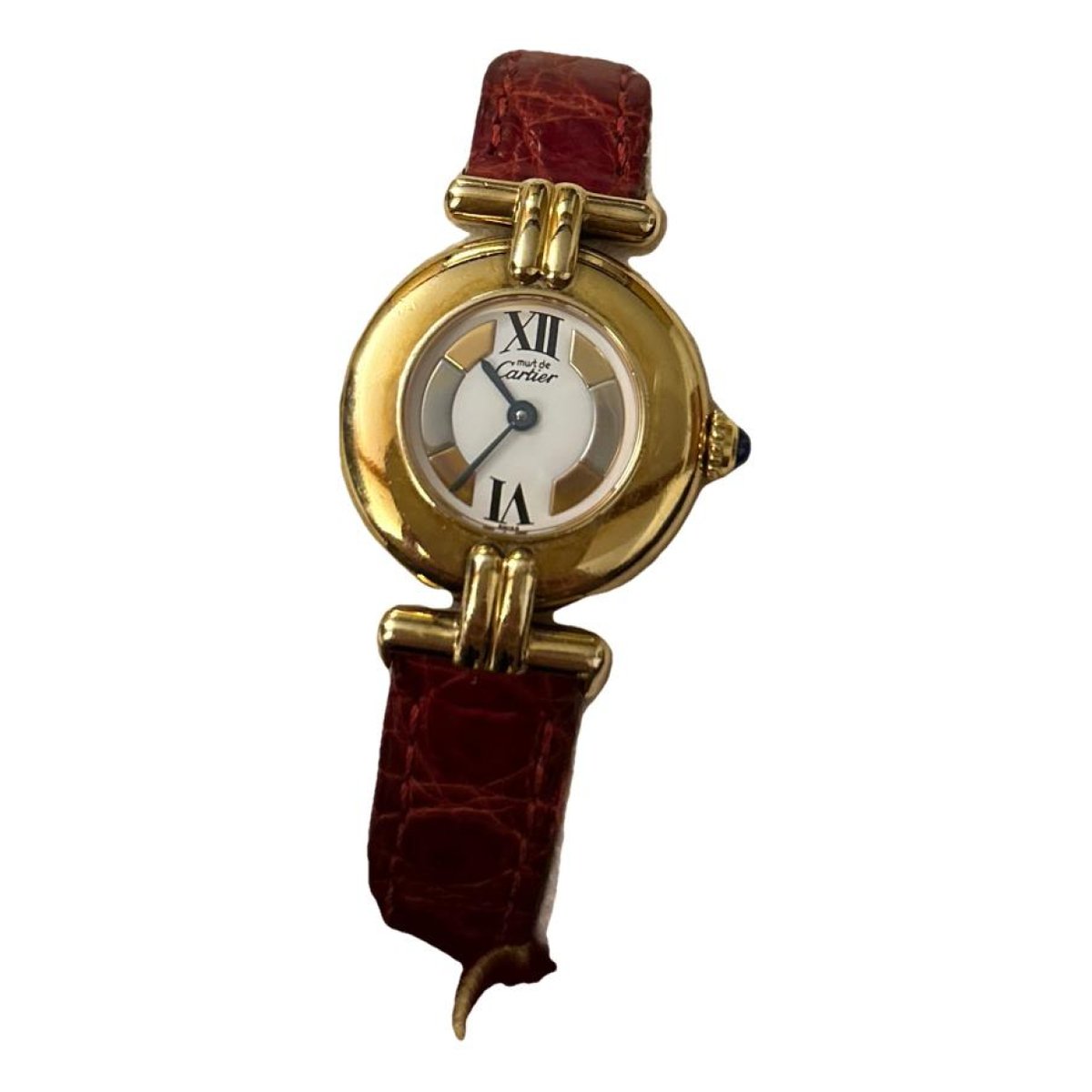 Must Trinity silver gilt watch