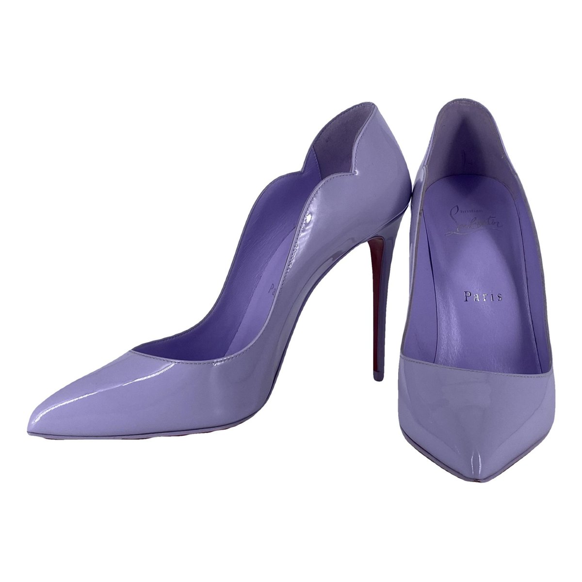 Hot Chick patent leather heels