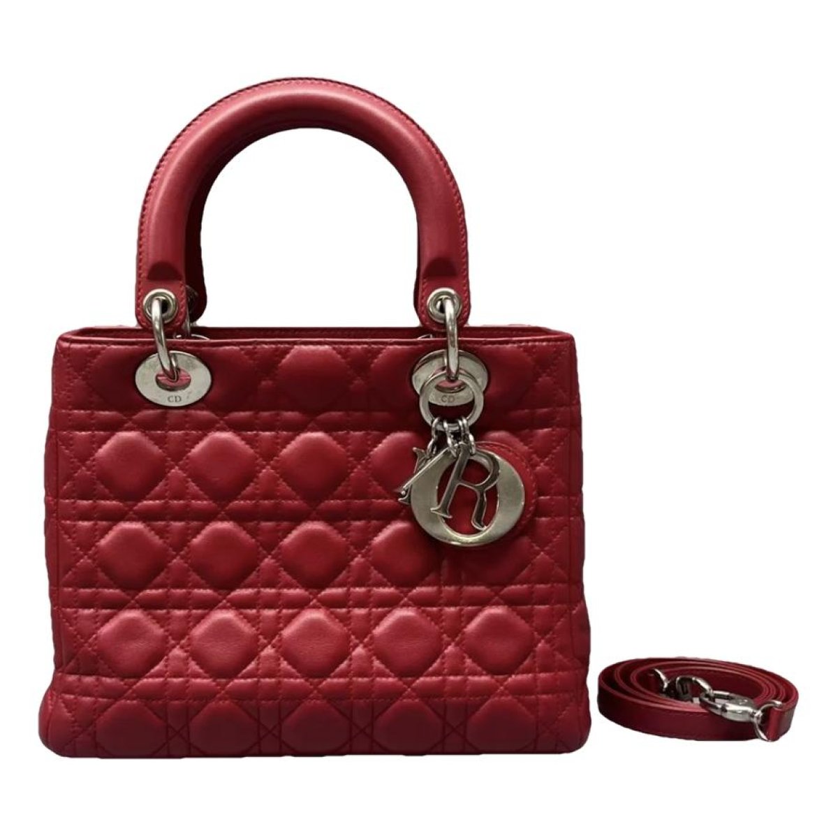 Lady Dior leather handbag