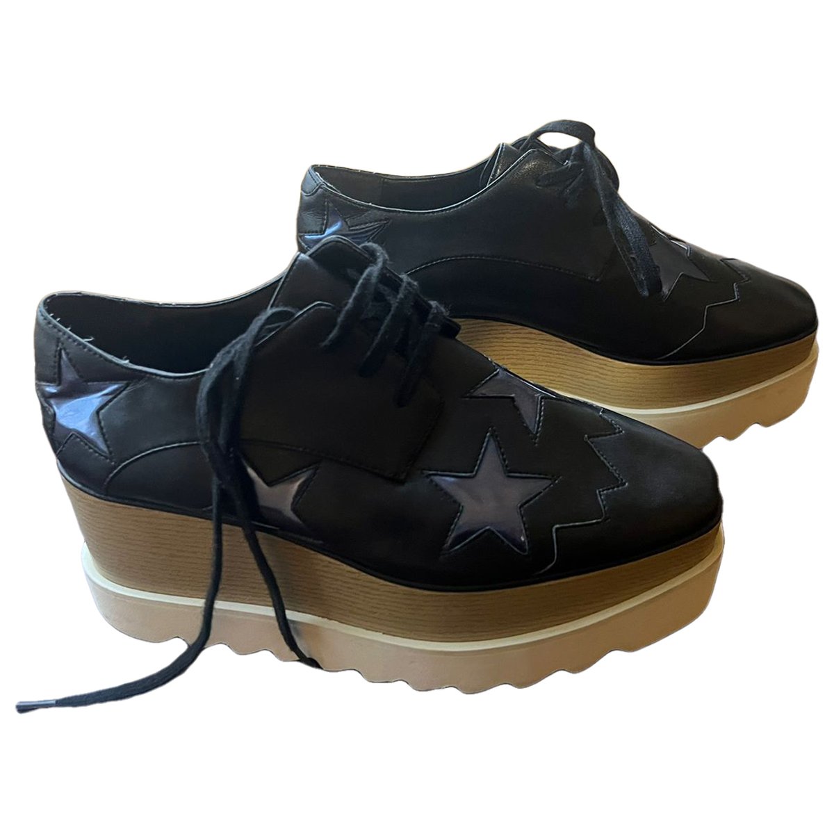 Elyse leather lace ups