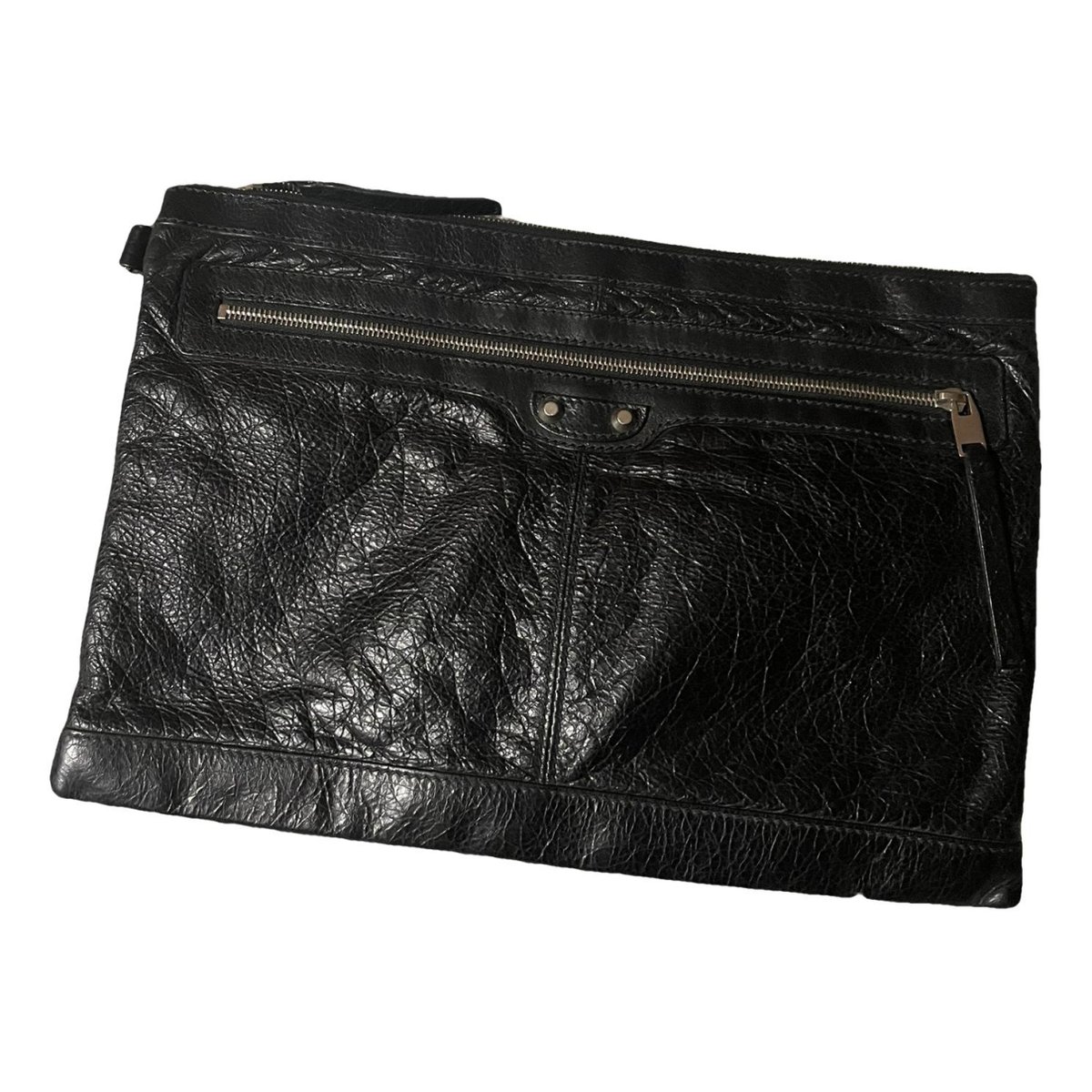City Clip leather clutch bag