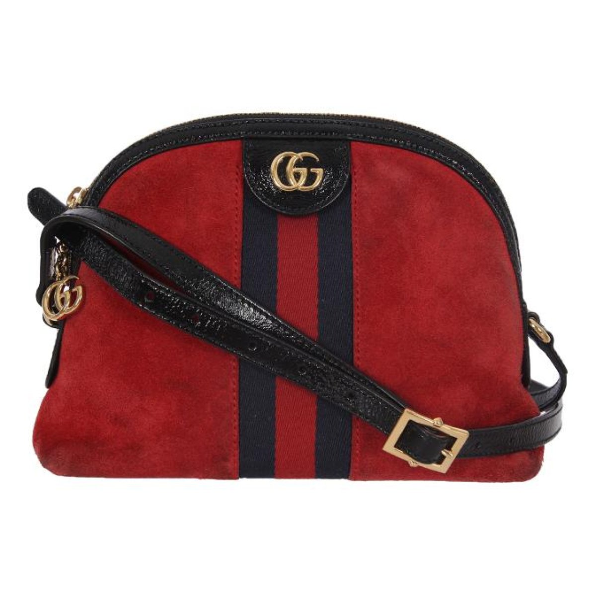Ophidia Dome leather handbag