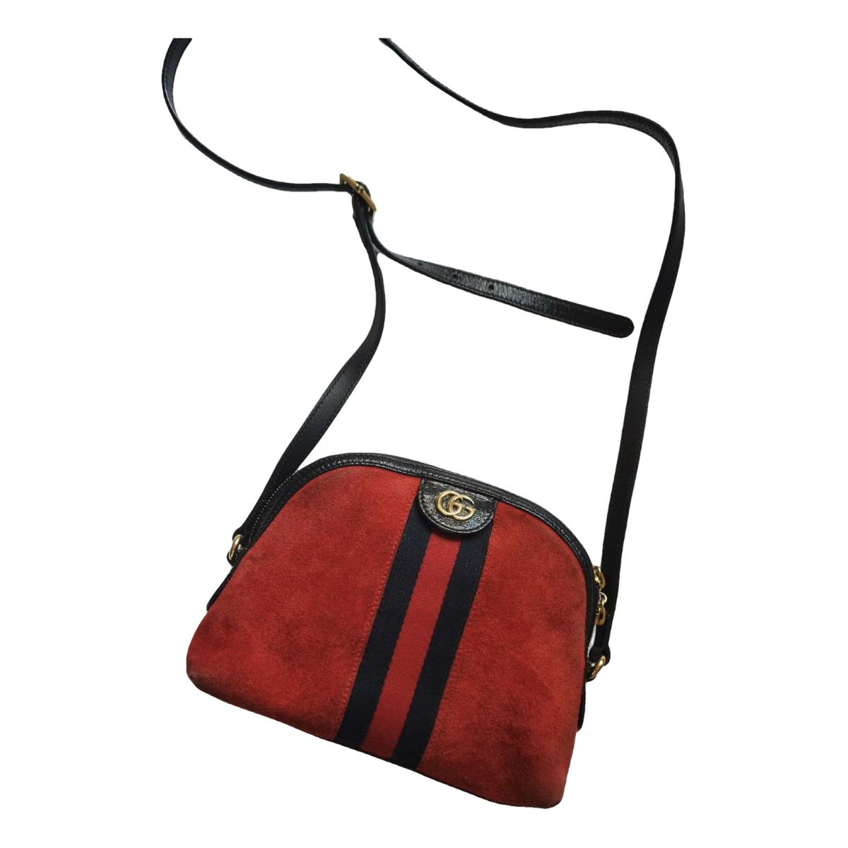 Ophidia Dome leather handbag