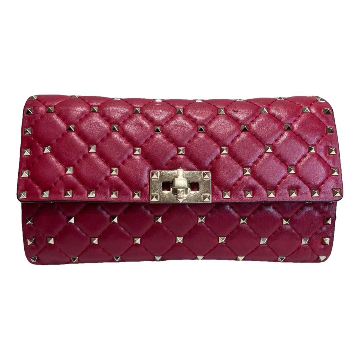 Rockstud spike leather crossbody bag