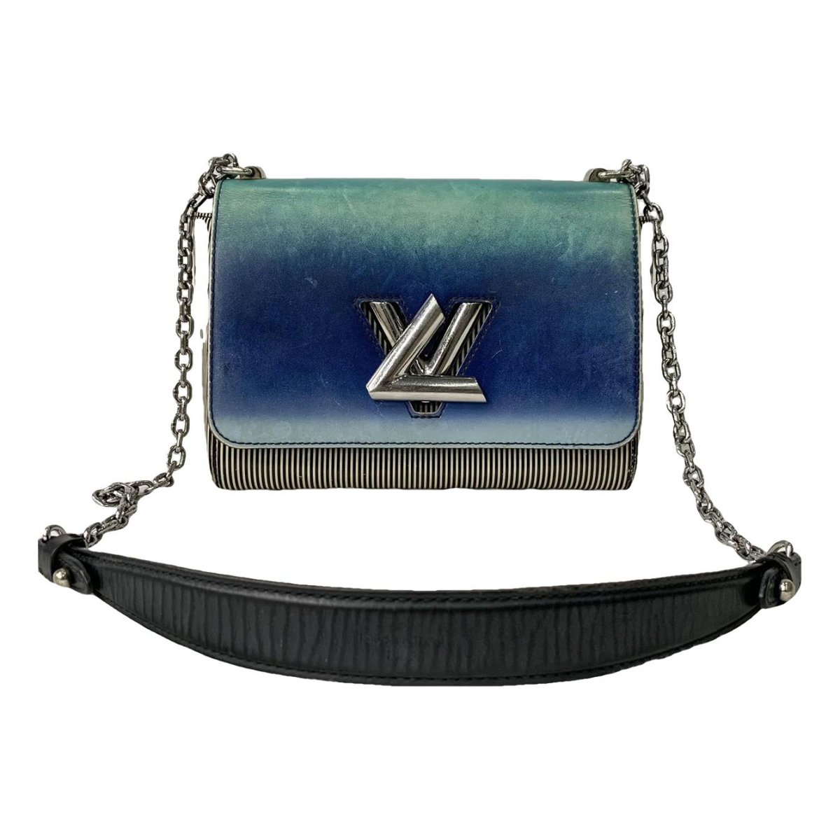 Twist leather tote