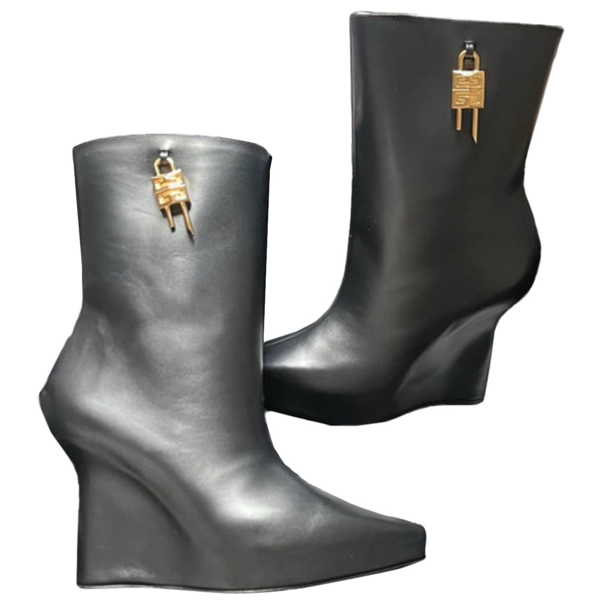 Shark leather boots
