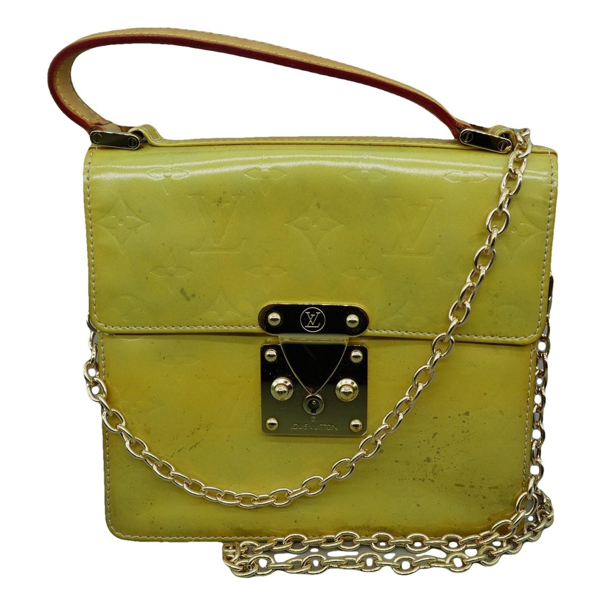 Spring street patent leather handbag