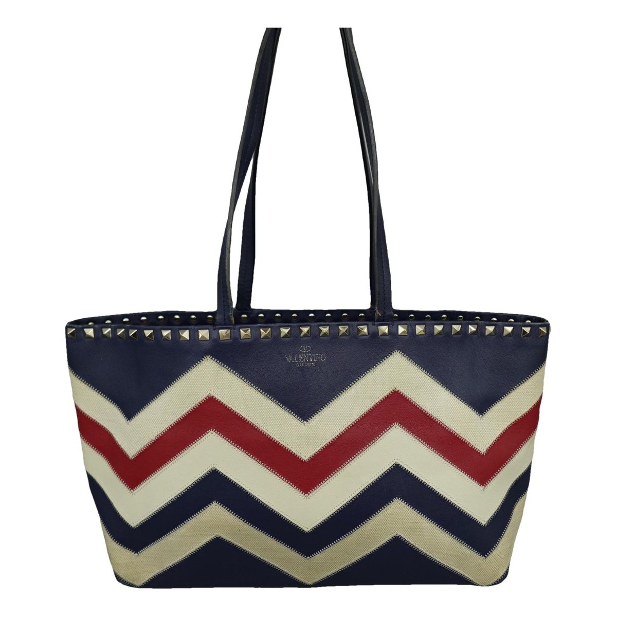 Go logo leather tote