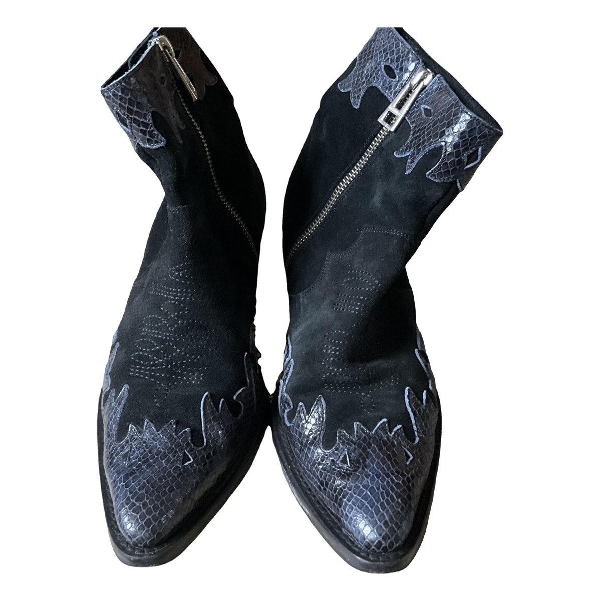 Abby leather cowboy boots