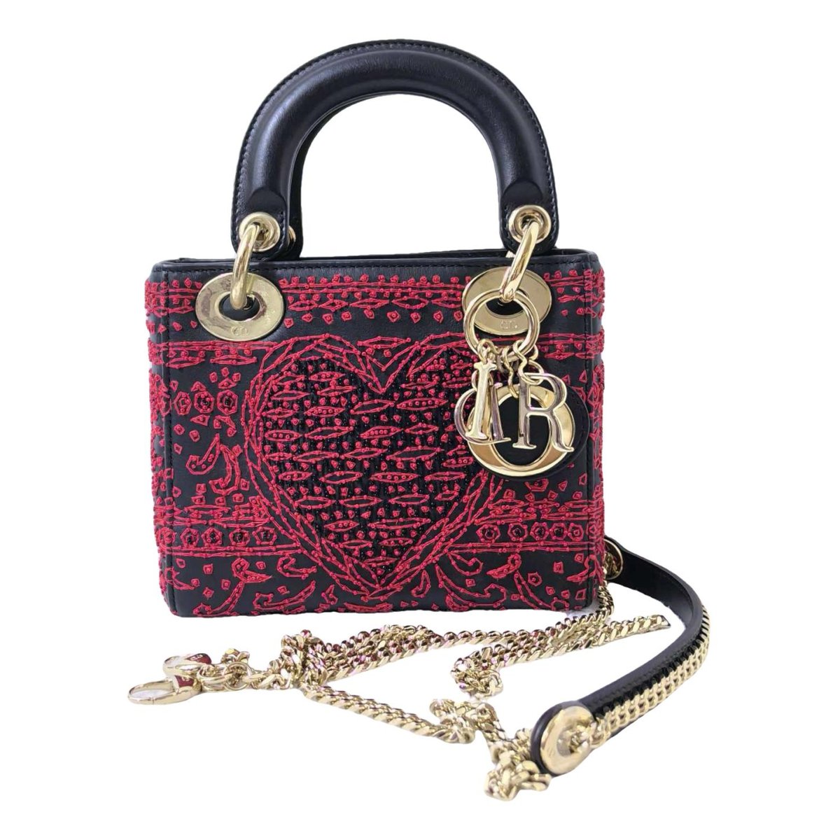 Lady Dior leather handbag