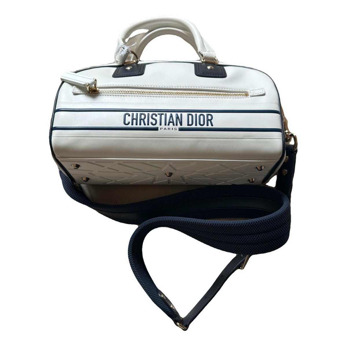 Dior Vibe Zip Bowling leather crossbody bag