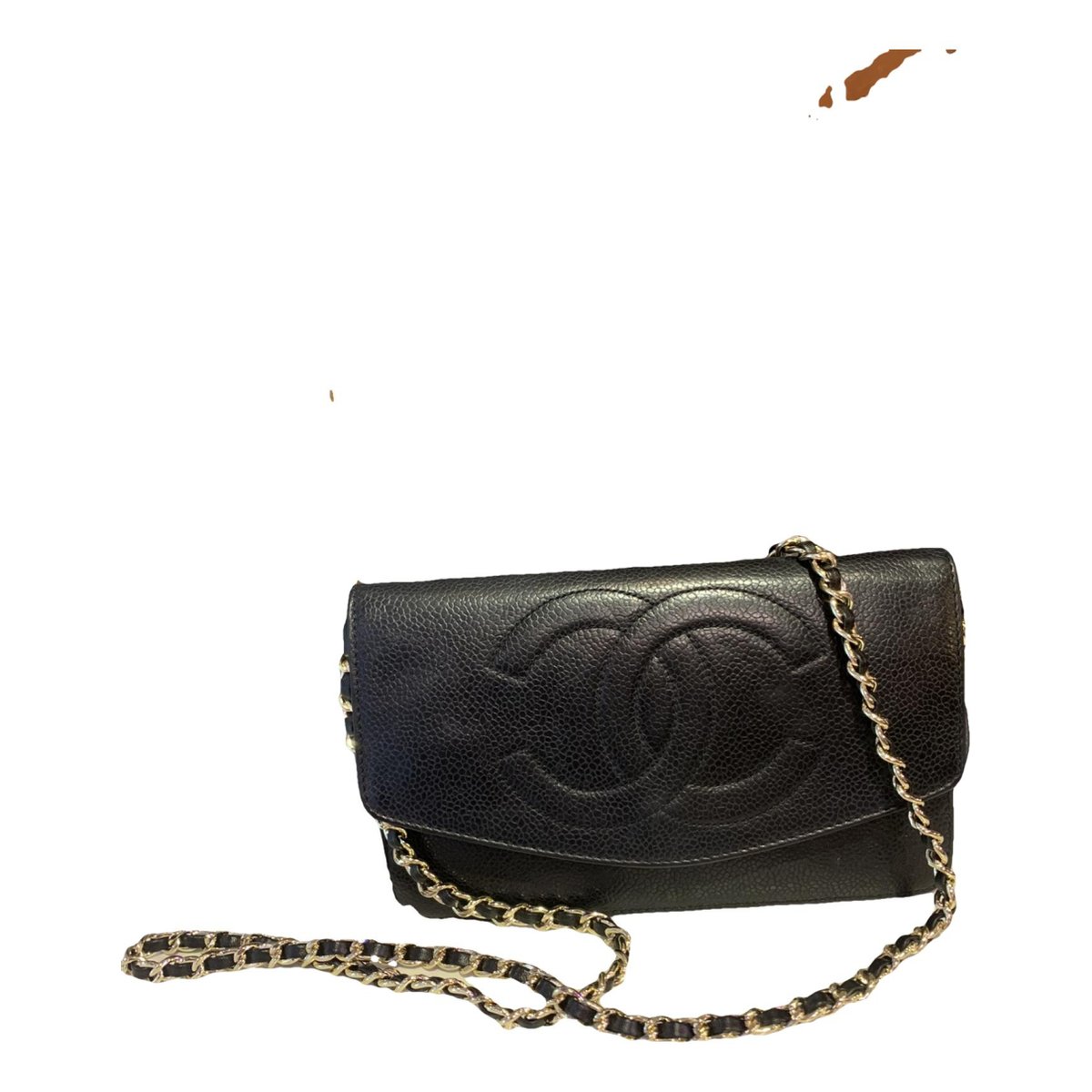 Wallet On Chain leather crossbody bag