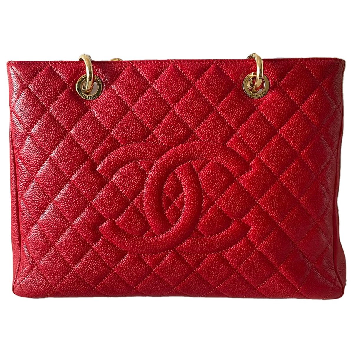 Grand shopping leather tote