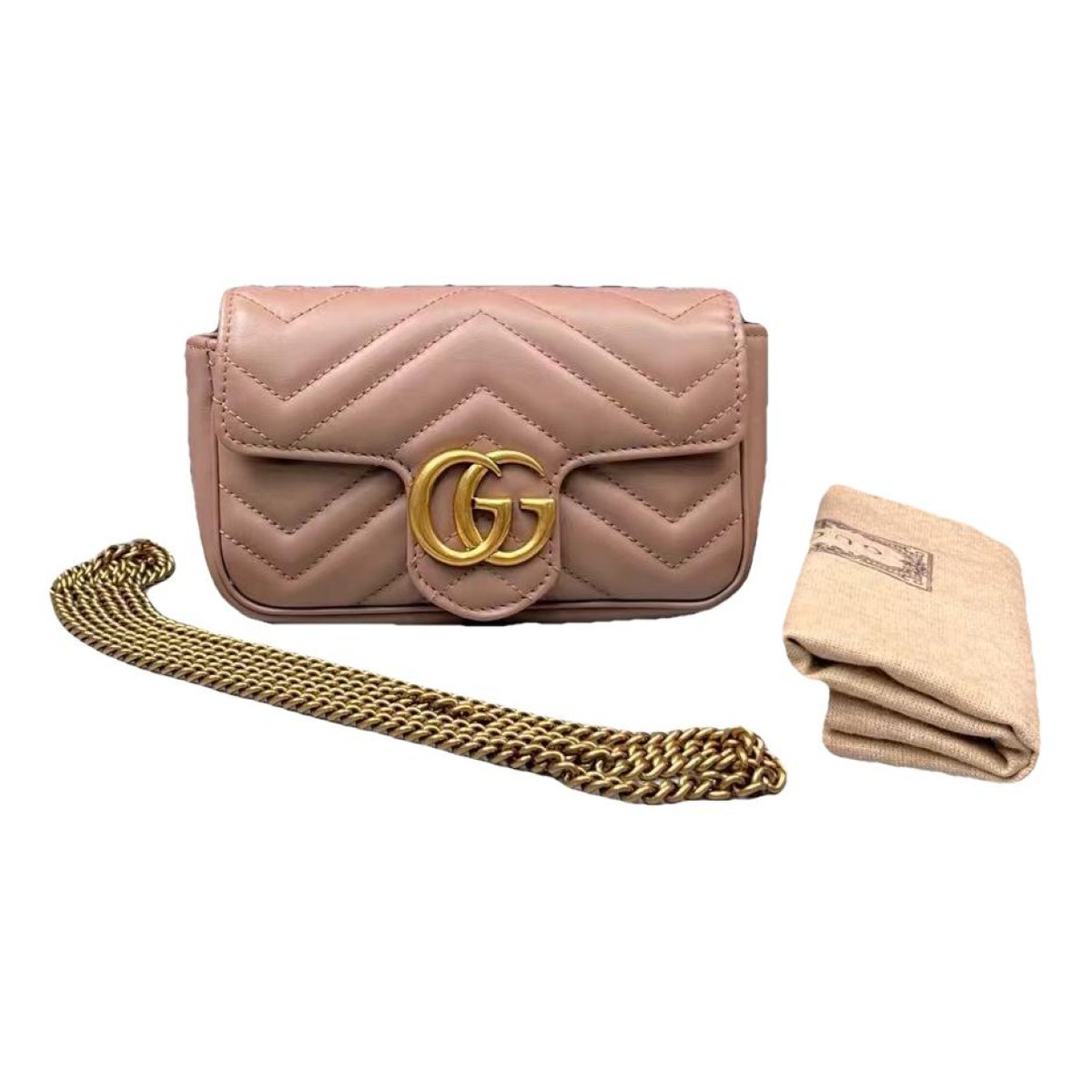 GG Marmont Flap leather crossbody bag
