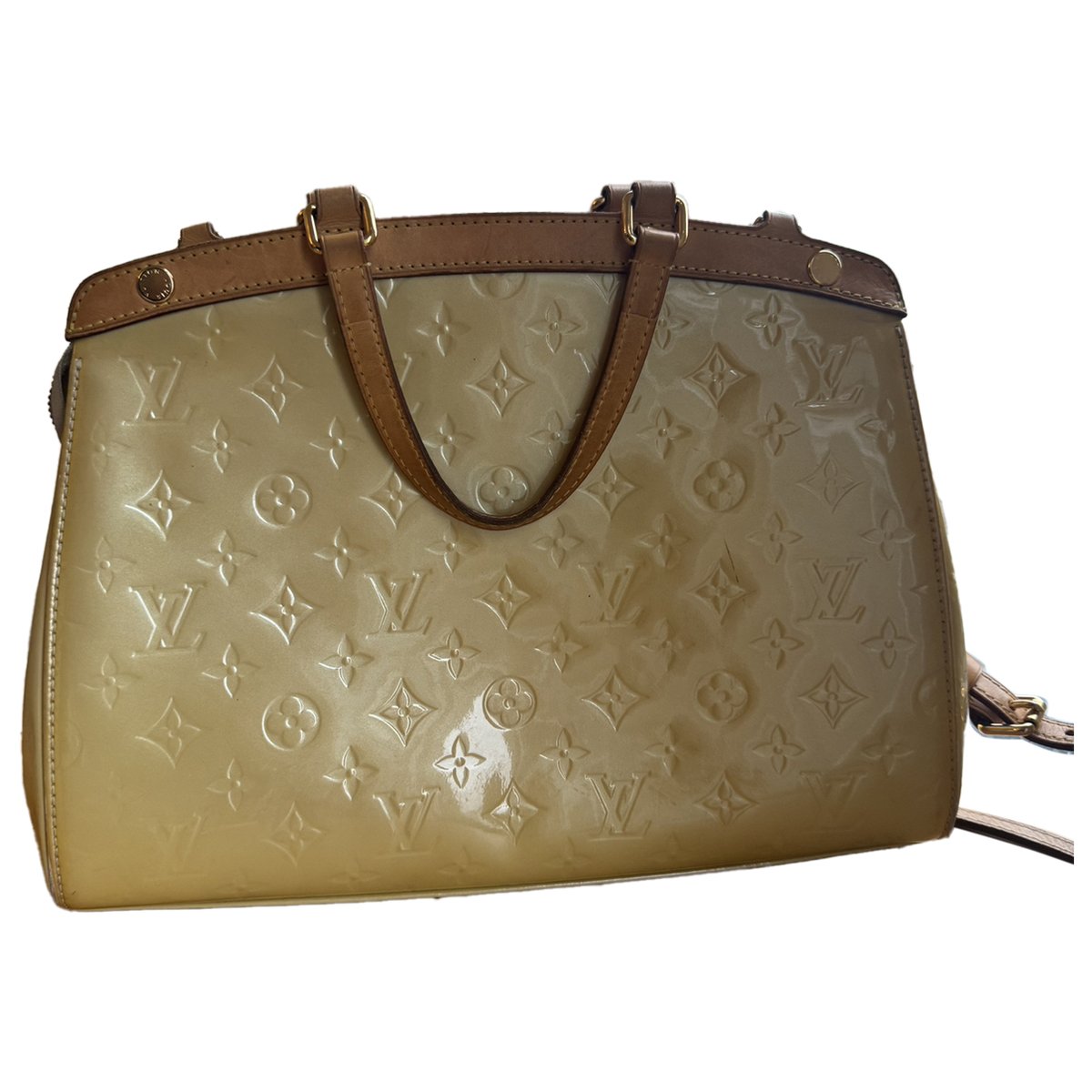 Bréa patent leather handbag