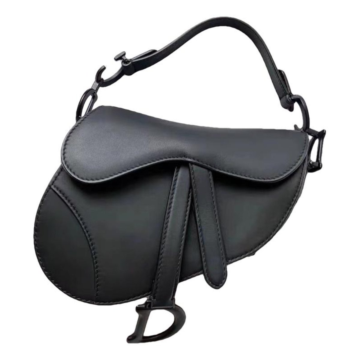 Saddle leather handbag