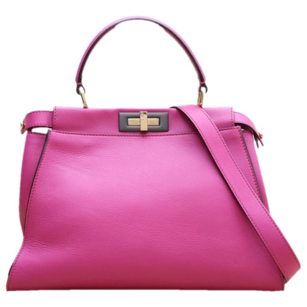 Peekaboo leather crossbody bag