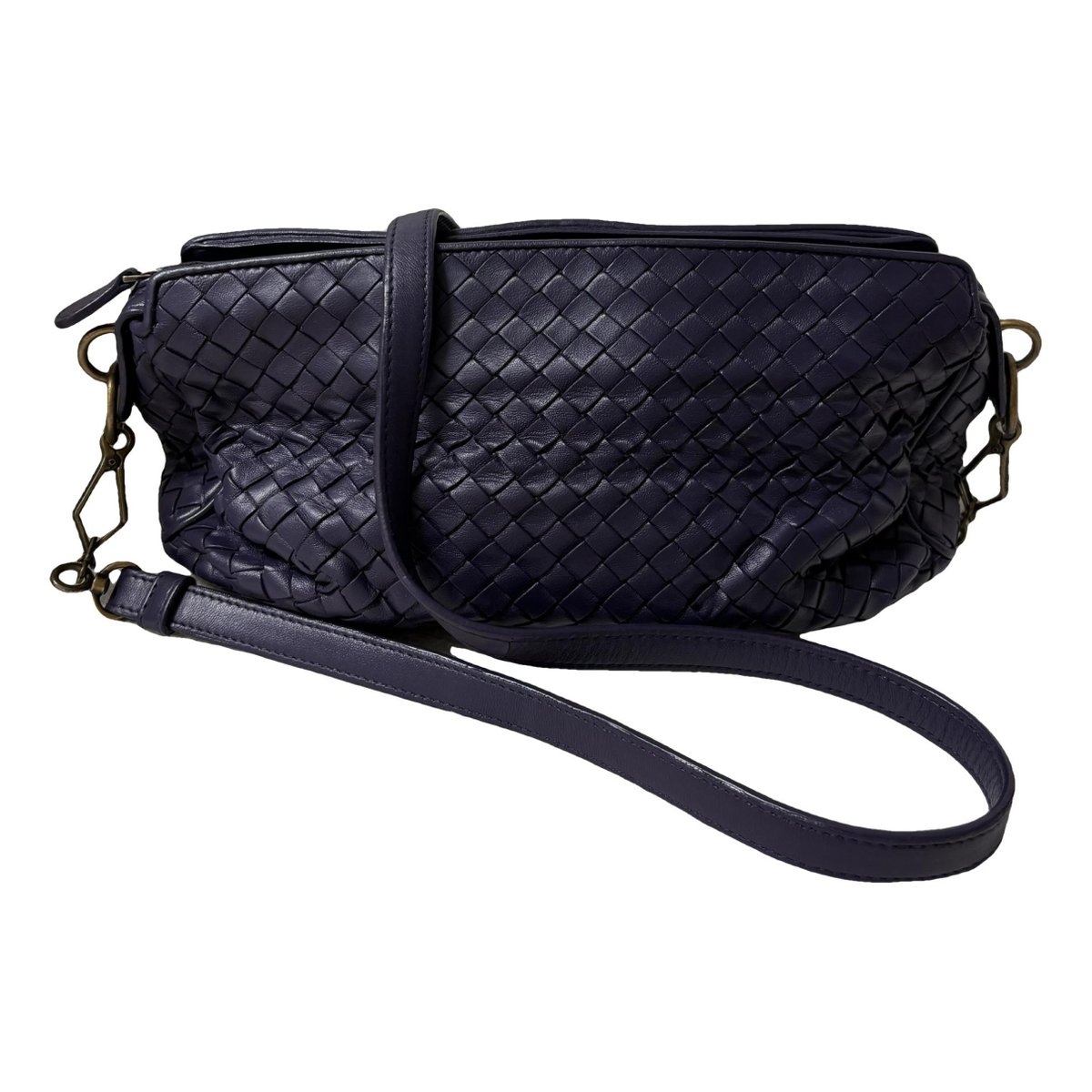 Loop leather crossbody bag