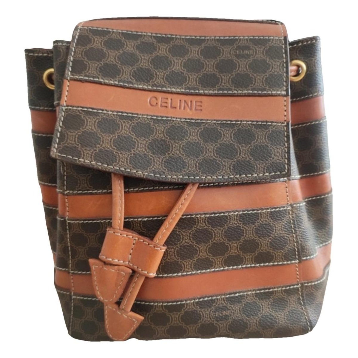 Folco leather backpack