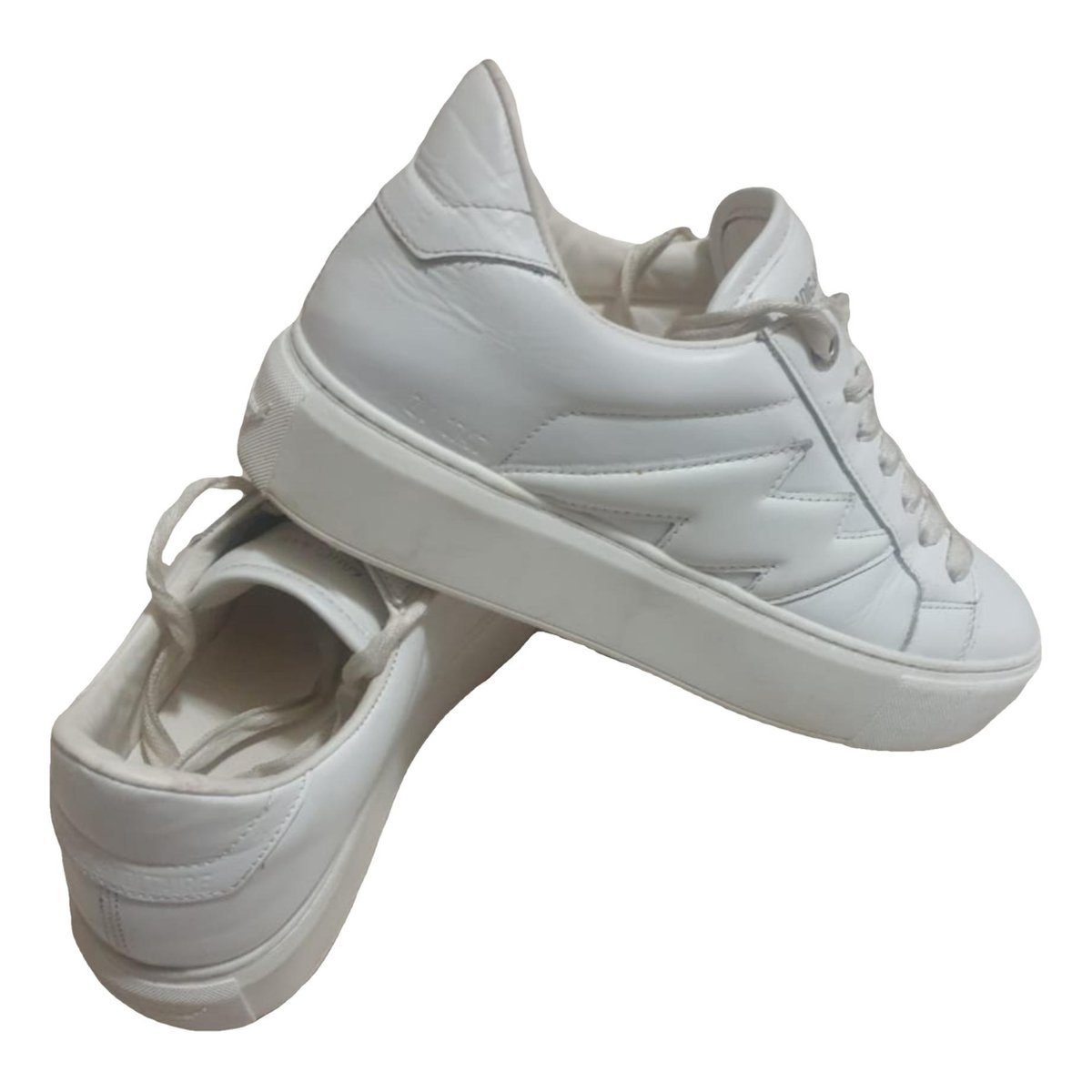 ZV1747 Flash leather trainers