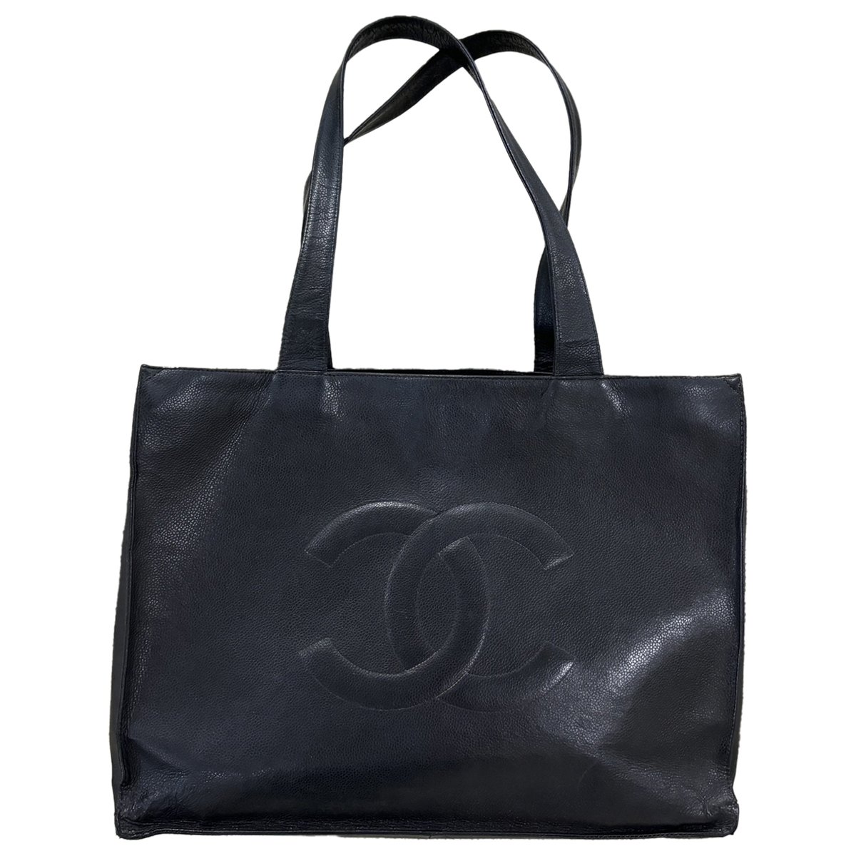 Grand shopping leather tote