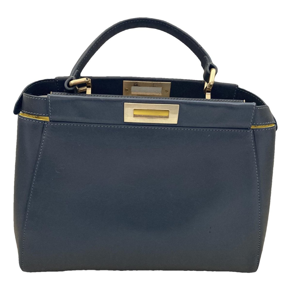 Peekaboo leather handbag