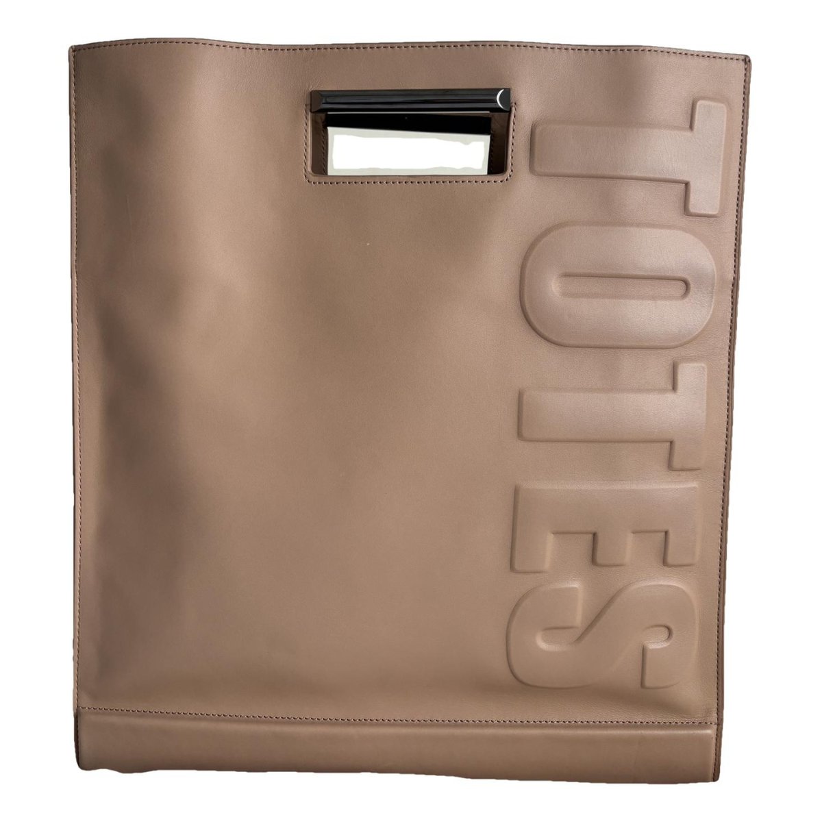 Leather tote