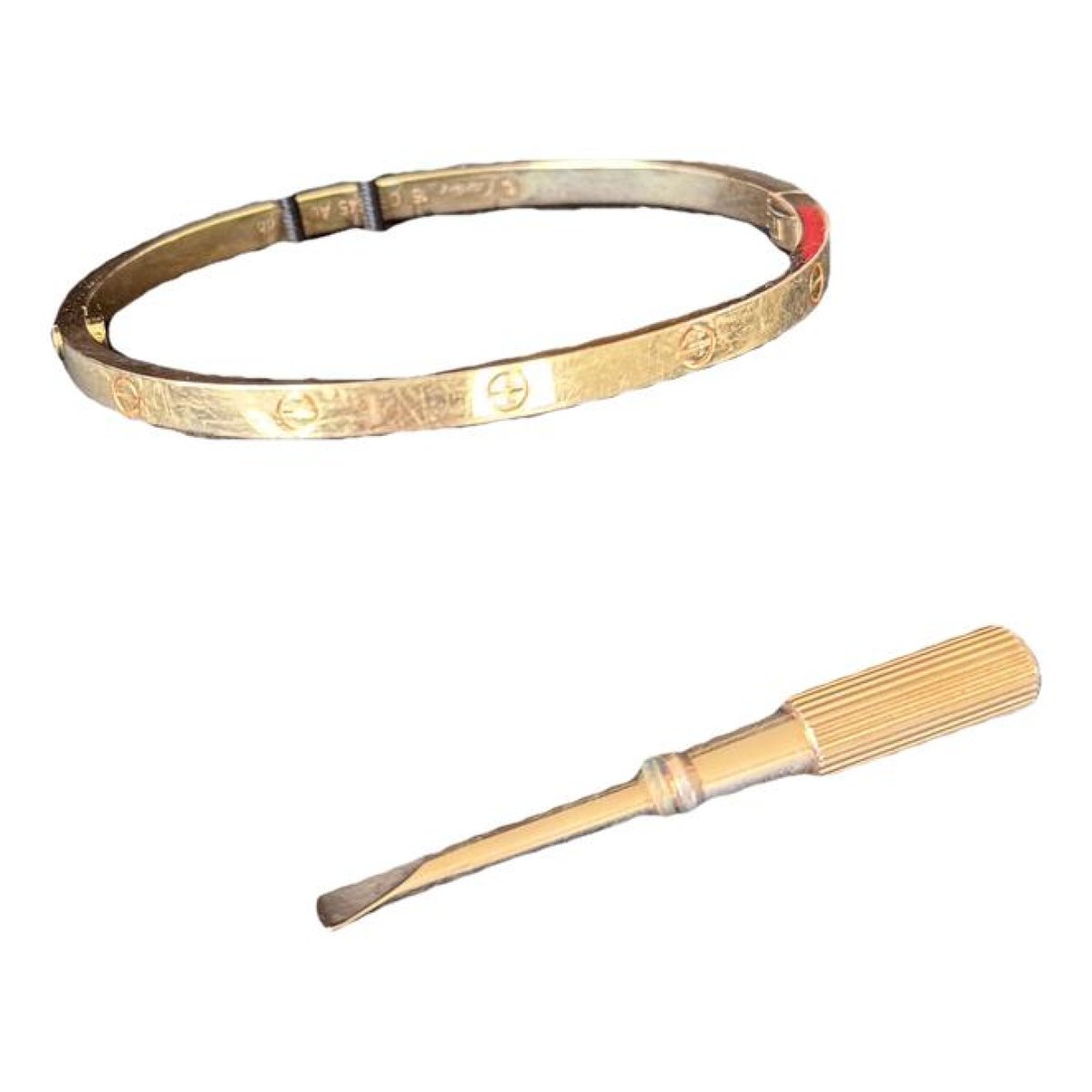 Love PM pink gold bracelet