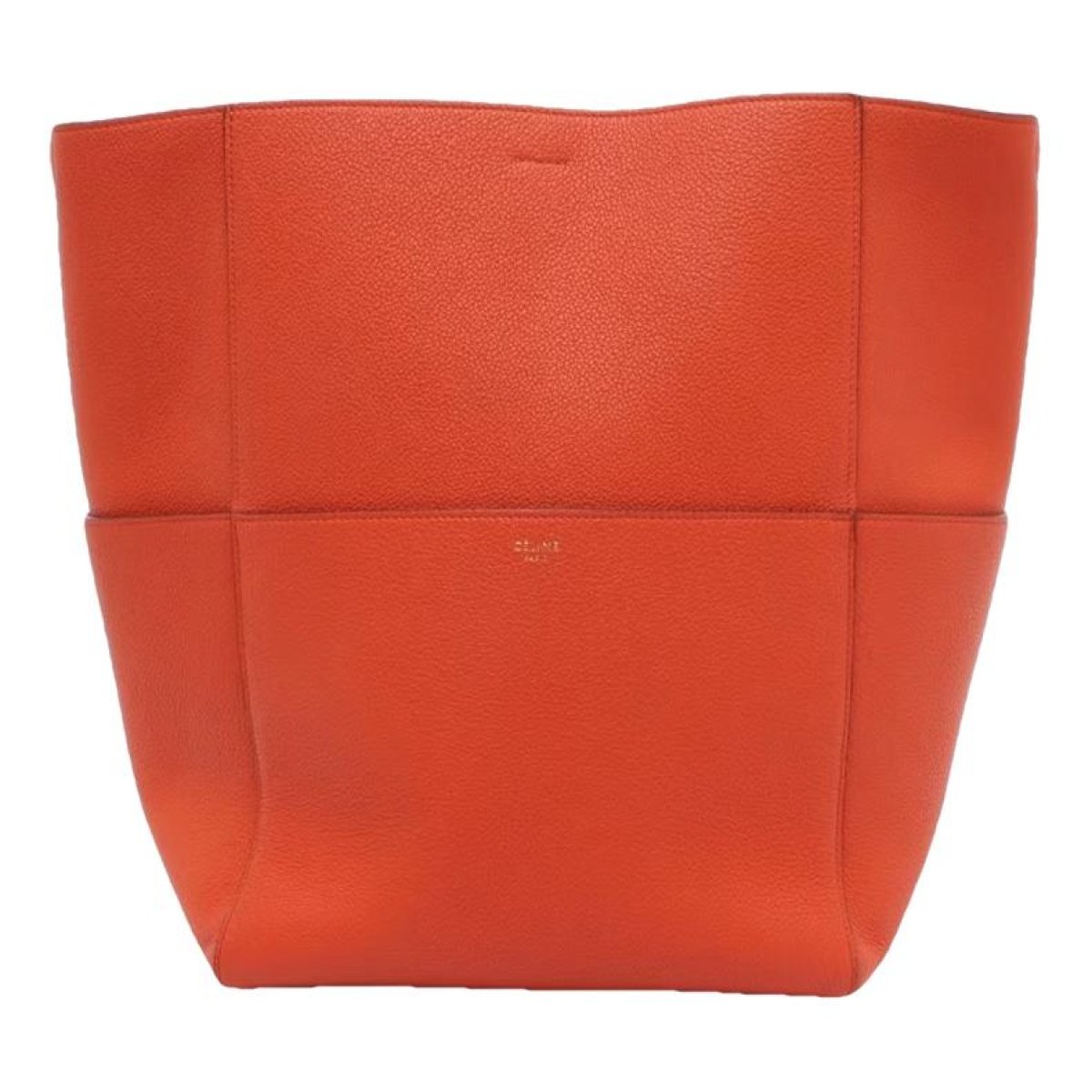 Seau Sangle leather handbag