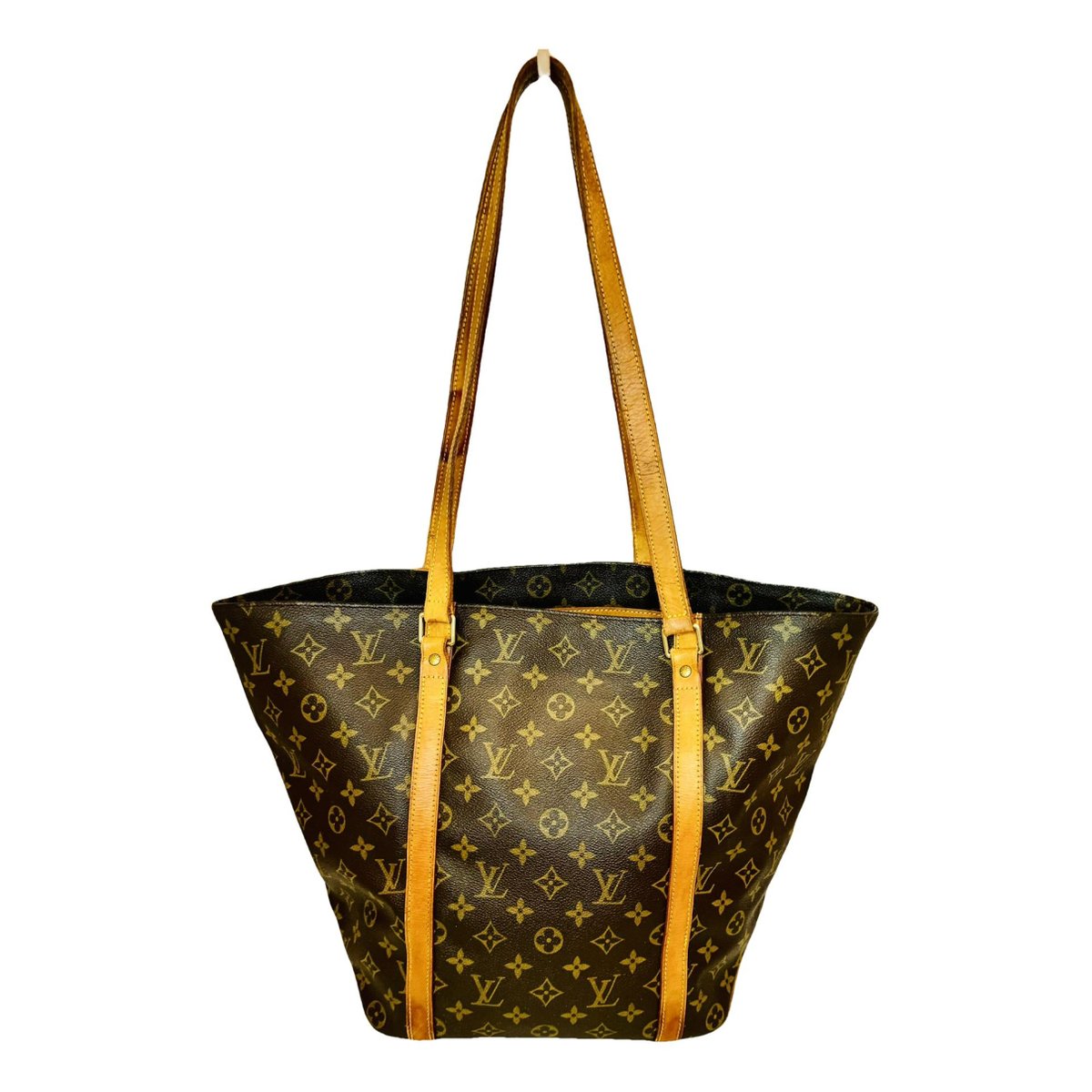 Shopping leather tote