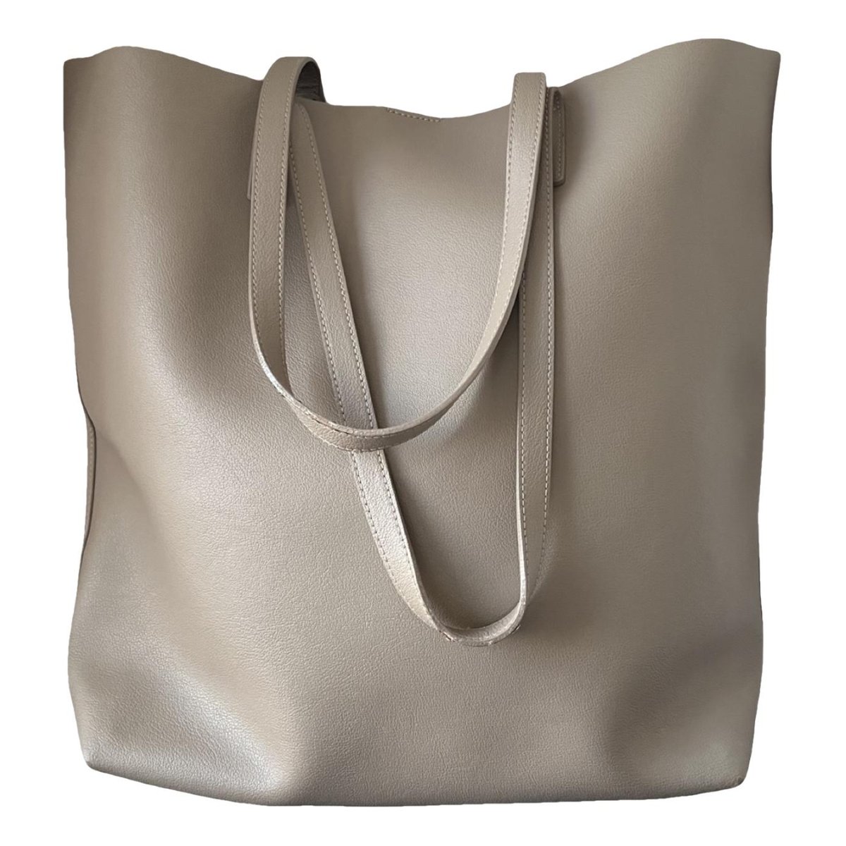 Shopping leather tote