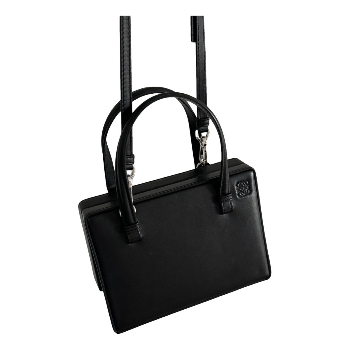 Postal leather crossbody bag